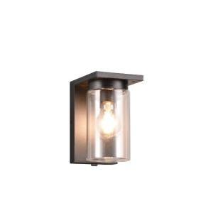 Lampada da parete  ardila 1xe27 con sensore crepuscolare nero - 211660132