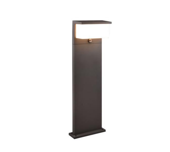 Palo alto led Trio Lighting Nestos 13W 3000K con sensore di movimento antracite - 440969142 01