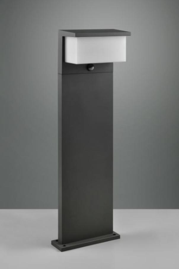 Palo alto led Trio Lighting Nestos 13W 3000K con sensore di movimento antracite - 440969142 02