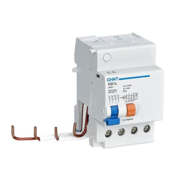 Blocco differenziale accoppiabile Chint NB1L-63 4P 40/63A 300mA tipo AS - 51643 01