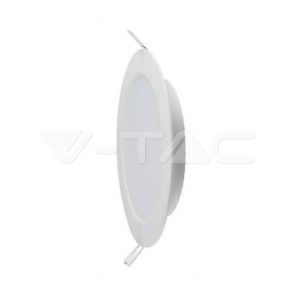 Pannello led tondo  18w 3000k bianco vt-61018 - 7864