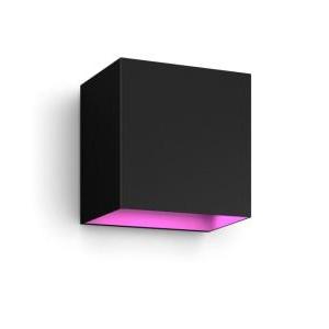 Lampada da parete led  resonate 8w 2000-6500k hue white color ambiance  nero - 46677700