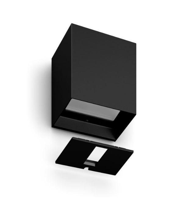 Lampada da parete led Philips Hue Resonate 8W 2000-6500K Hue White Color ambiance  nero - 46677700 02