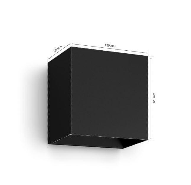 Lampada da parete led Philips Hue Resonate 8W 2000-6500K Hue White Color ambiance  nero - 46677700 03