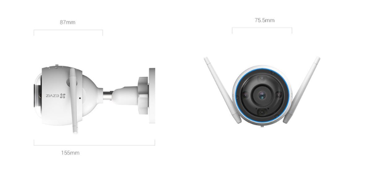 Telecamera smart Home Ezviz H3 Wifi 2K - 303102396 02