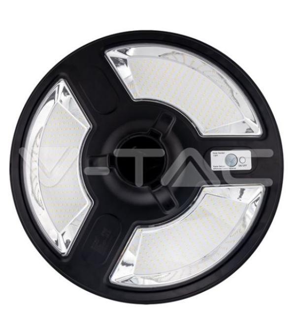 Testa palo led solare V-tac 10W 4000K IP65 con sensore di movimento VT-65W - 5152 02