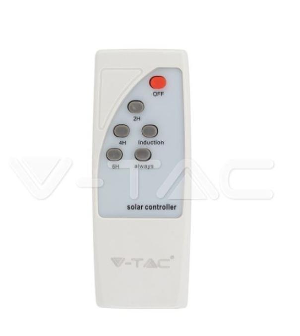 Testa palo led solare V-tac 10W 4000K IP65 con sensore di movimento VT-65W - 5152 03