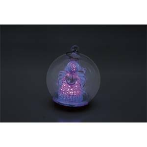 Giocoplast globo in vetro con angeli led 48110119