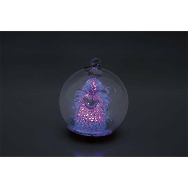 giocoplast natale giocoplast globo in vetro con angeli led 48110119 - foto 1