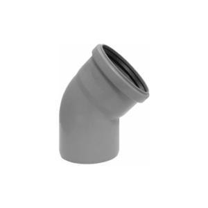 Curva a 45 gradi idro-bric diametro 50mm grigio - n1749 a45