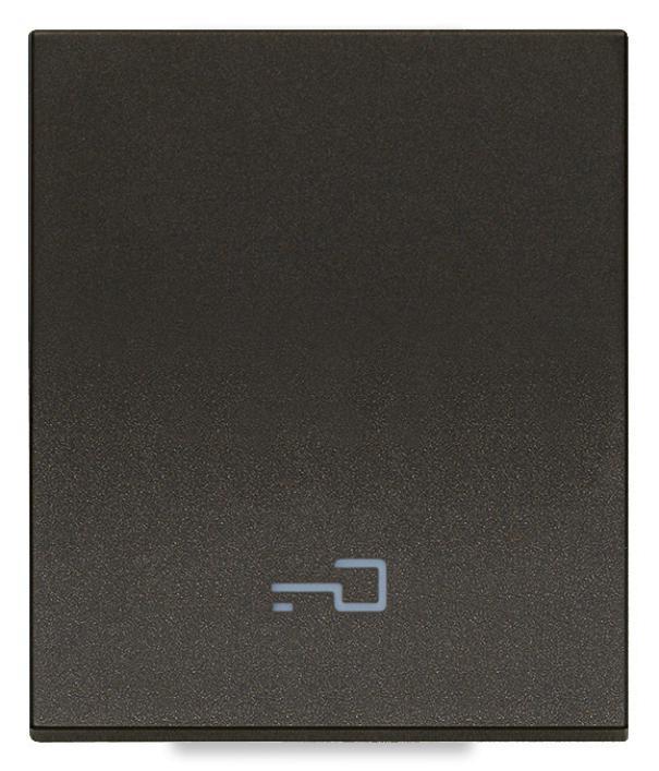 Tasto intercambiabile con simbolo basso chiave Vimar Linea 2M nero - 31000.2PG 01