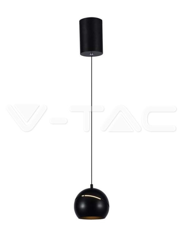 Sospensione led V-tac 8,5W 3000K nero VT-7796 -  7998 01