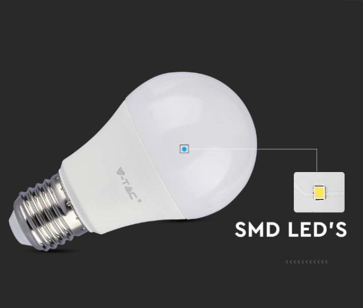 Lampadina led A60 V-tac chip Samsung 10,5W E27 4000K VT-211 - 21178 04