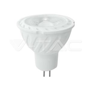 Lampadina led mr16  chip samsung 6,5w gu5,3 4000k 110 gradi vt-257 -  21205