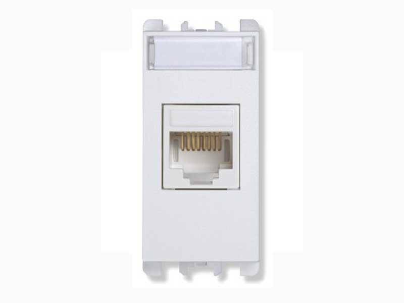 simon urmet simon urmet nea presa rj45 cat6 non schermata colore bianco 10446.b - foto 1