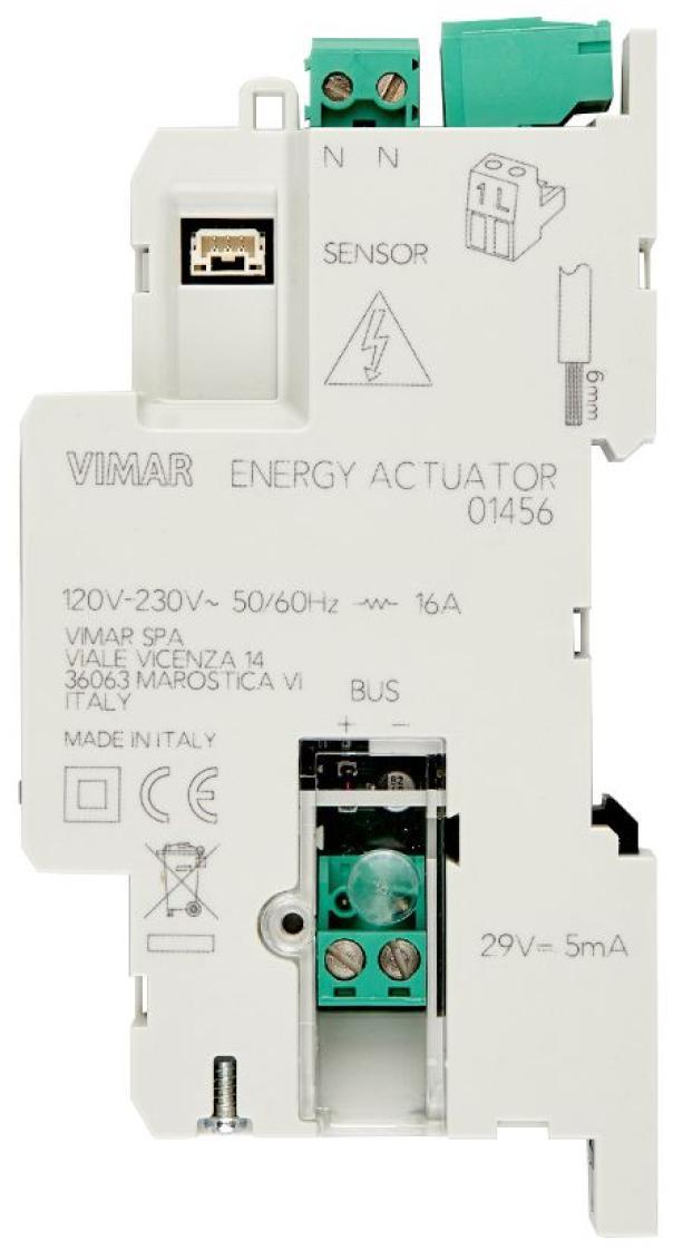 Attuatore Vimar rele 16A+sensore corrente u00e8 sensore differenziale - 01456 02