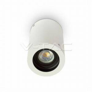 Faretto tondo bianco in alluminio 50w attacco gu10 3627