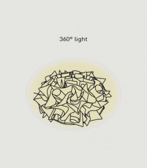 slamp slamp lampada da tavolo veli 11w attacco e14 colore opale velts00wht00000000eu - foto 3