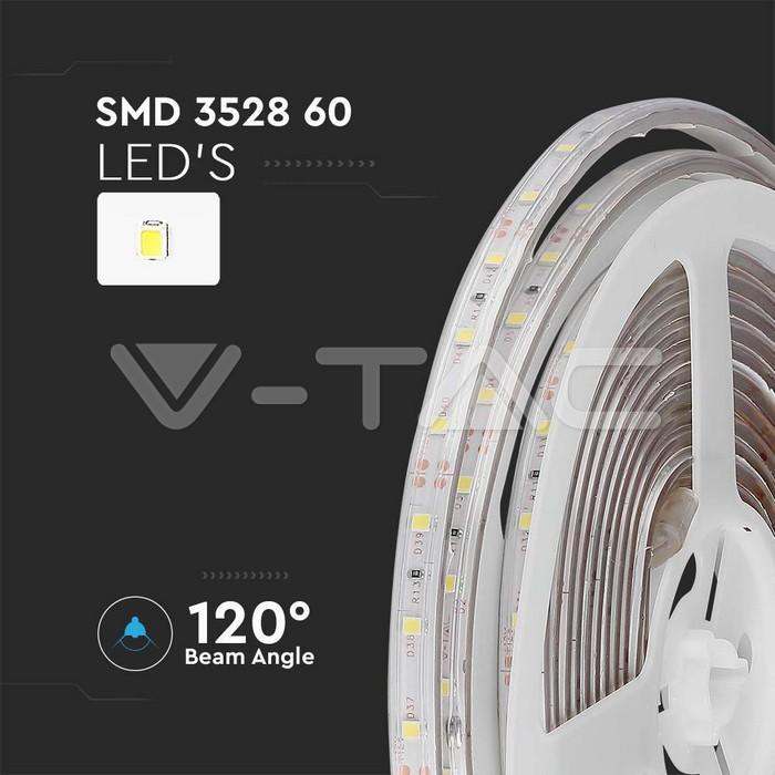 Striscia LED V-tac 12V colore verde IP65 5 metri VT-3528 - 212034 04