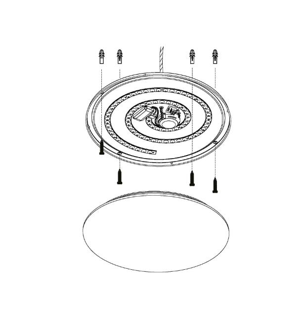 Plafoniera led Eglo FRANIA-A 2700-6500 K bianco - 98237 03
