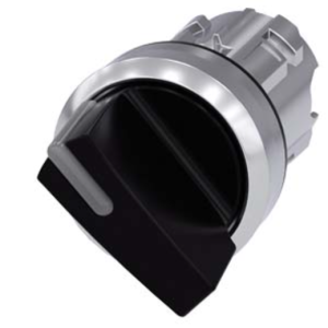 Selettore illuminabile rotondo  22mm argento - 3su10522bf100aa0
