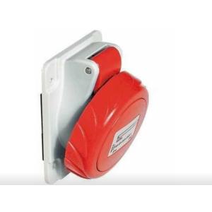 Presa da incasso  inclinata 400v 4p ip67/67 rosso -  1007002q
