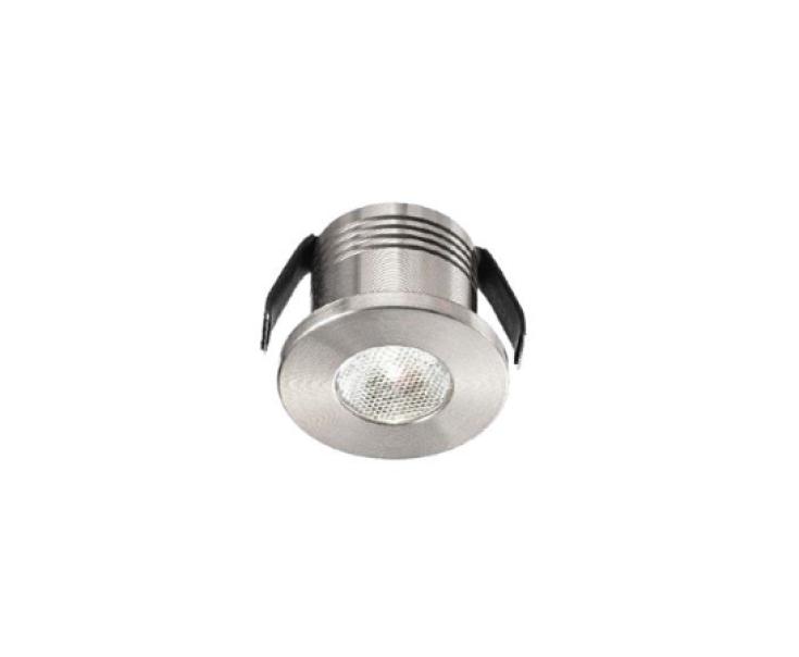 Faretto ad incasso led Gea Luce Glam 3W 4000K nichel - GFA900N 01