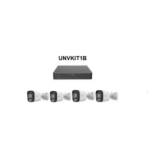 Kit tvcc con dvr  4 canali + 4 bullet 2,8mm - unvkit1b/bullet