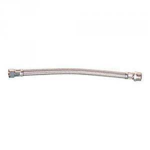 Idro-bric flessibile in acciaio inox aisi 304 dn 10 3/8”maschio  3/8”femmina h0226 e50