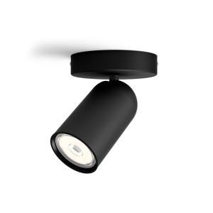 Faretto singolo  pongee 1xgu10 nero - 5058130pn