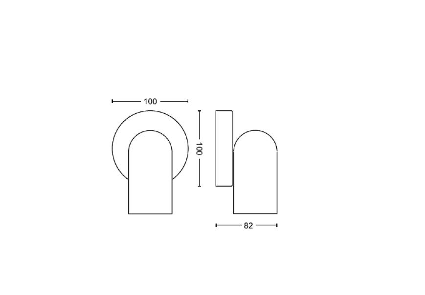 Faretto singolo Philips Pongee 1xGU10 nero - 5058130PN 03