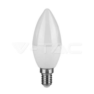 Lampadina led a candela  chip samsung 6,5w e14 4000k vt-268  - 21112