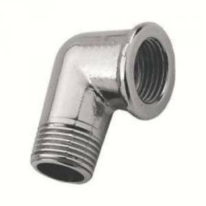 Idro-bric gomito a 90° maschio femmina cromato lucido smk-n0326 b
