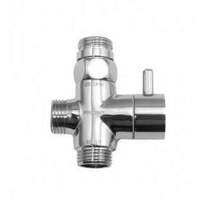 Idro-bric deviatore universale a due vie in ottone con riduttore m/f bliacc0111dv