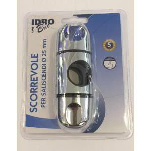Idro-bric scorrevole per  saliscendi finitura cromato  blisal0042cr