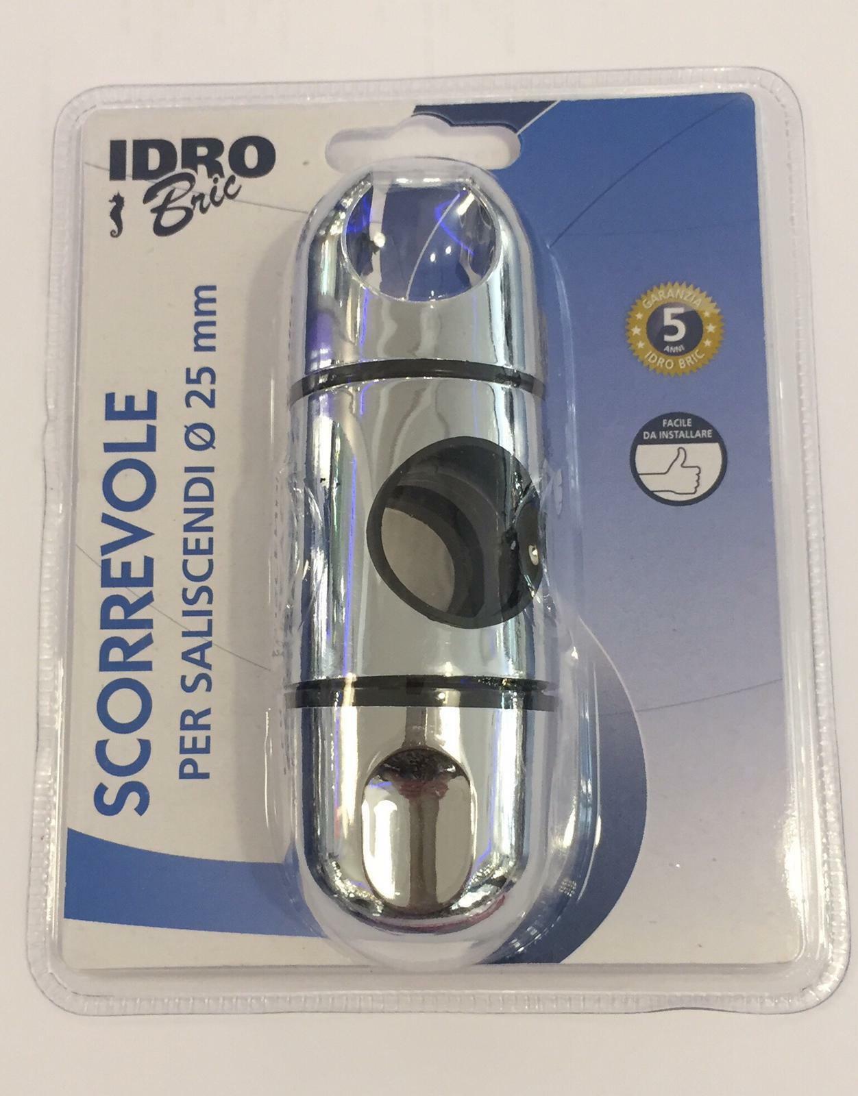 idro bric idro-bric scorrevole per  saliscendi finitura cromato  blisal0042cr - foto 1