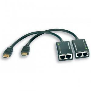 Amplificatore hdmi cat 5e/6 compatto 30m 301153