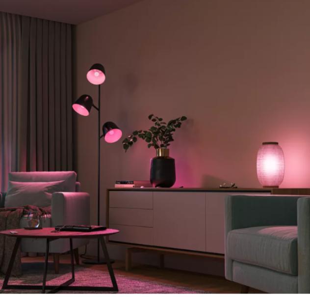 Lampadina led connessa Philips Hue 2xE14 40W white and color ambiance - 49128100 05