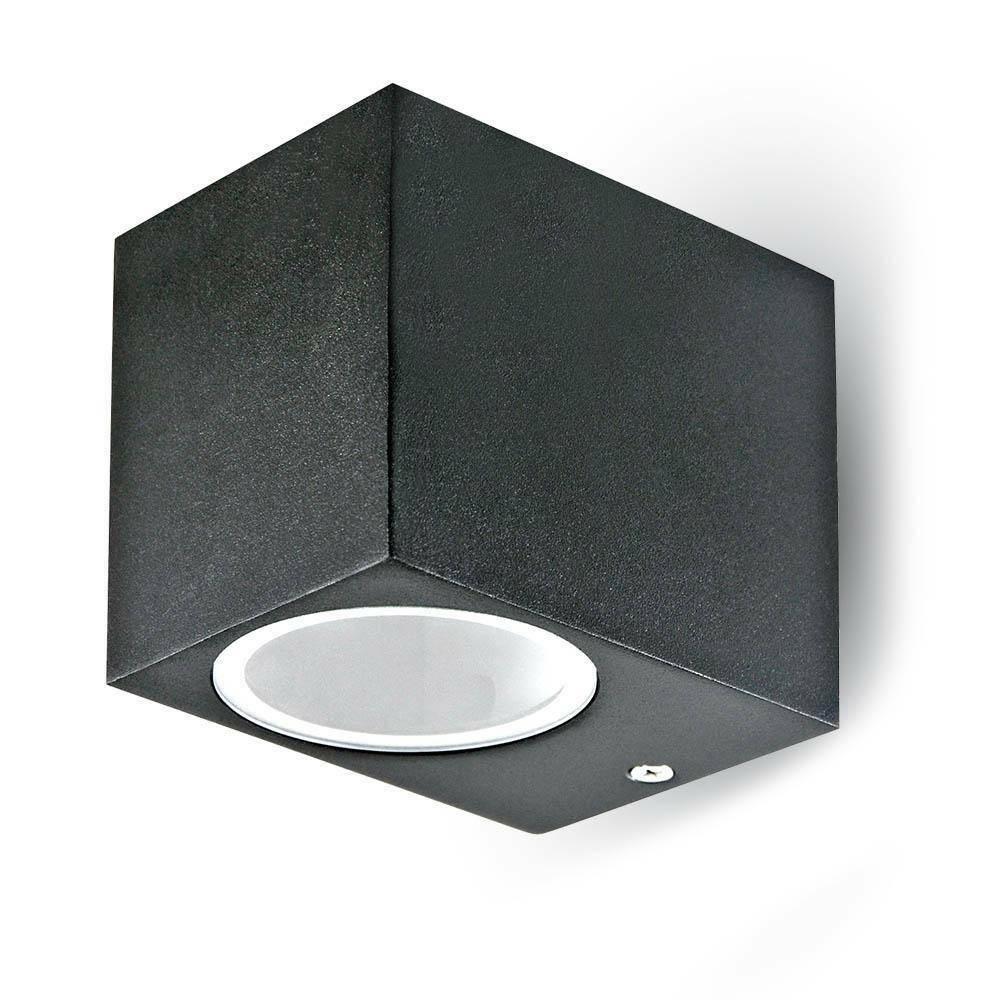 v-tac v-tac applique da esterno attacco gu10 nero 7510 - foto 1