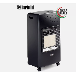 Stufa a gas gpl infrarossi nera portatile  ib221it riscaldamento domestico