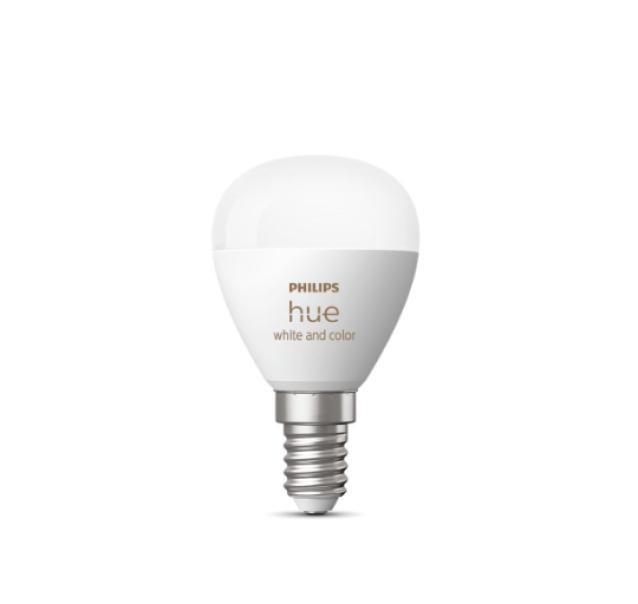 Lampadina led P45 Philips Hue E14 5,1W 2000-6500K White and Color Ambiance - 49122900 02