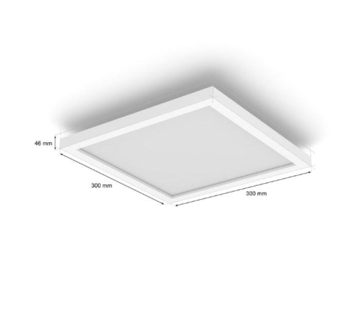 Pannello led da incasso Philips Hue Surimu 2000-6500K white and color ambiance 30x30cm bianco - 15913600 02