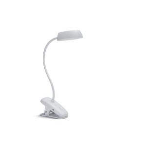Lampada da tavolo led  donutclip con batteria integrata 3w 4000k bianco - 39689000
