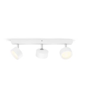 Faretto led  bracia 3 luci 16,5w 2700k bianco - 17478800