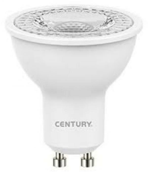 century century lexar 38 lampadina led 5w attacco gu10 luce calda 3000k lx38-061030 - foto 1