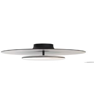 Lampada a plafone led  garnet 30w 2700k diametro 40cm nero - 19519600