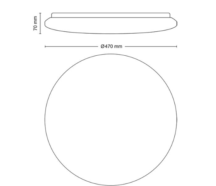 Plafoniera led Philips Izso 40W 2700/6500K diametro 47cm - 19609400 02