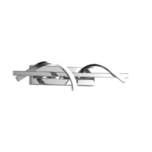 Lampada da parete led  isabel 8.5w 4000k cromo - r22201106