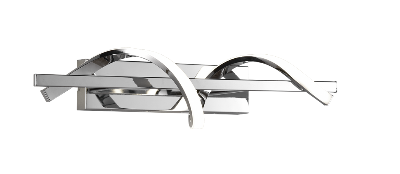 Lampada da parete led Trio Lighting Isabel 8.5W 4000K cromo - R22201106 01