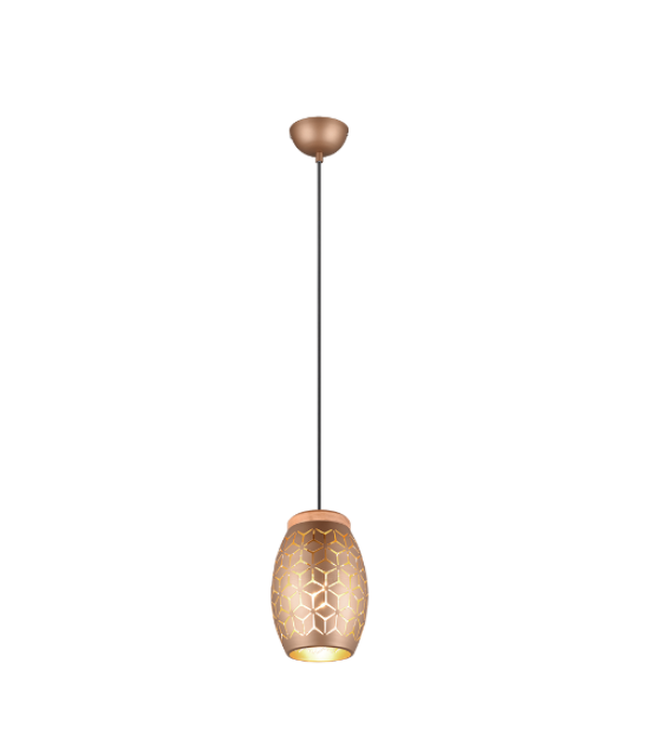 Sospensione Trio Lighting Bidar 1xE27 max 28W caffe - R31571065 01